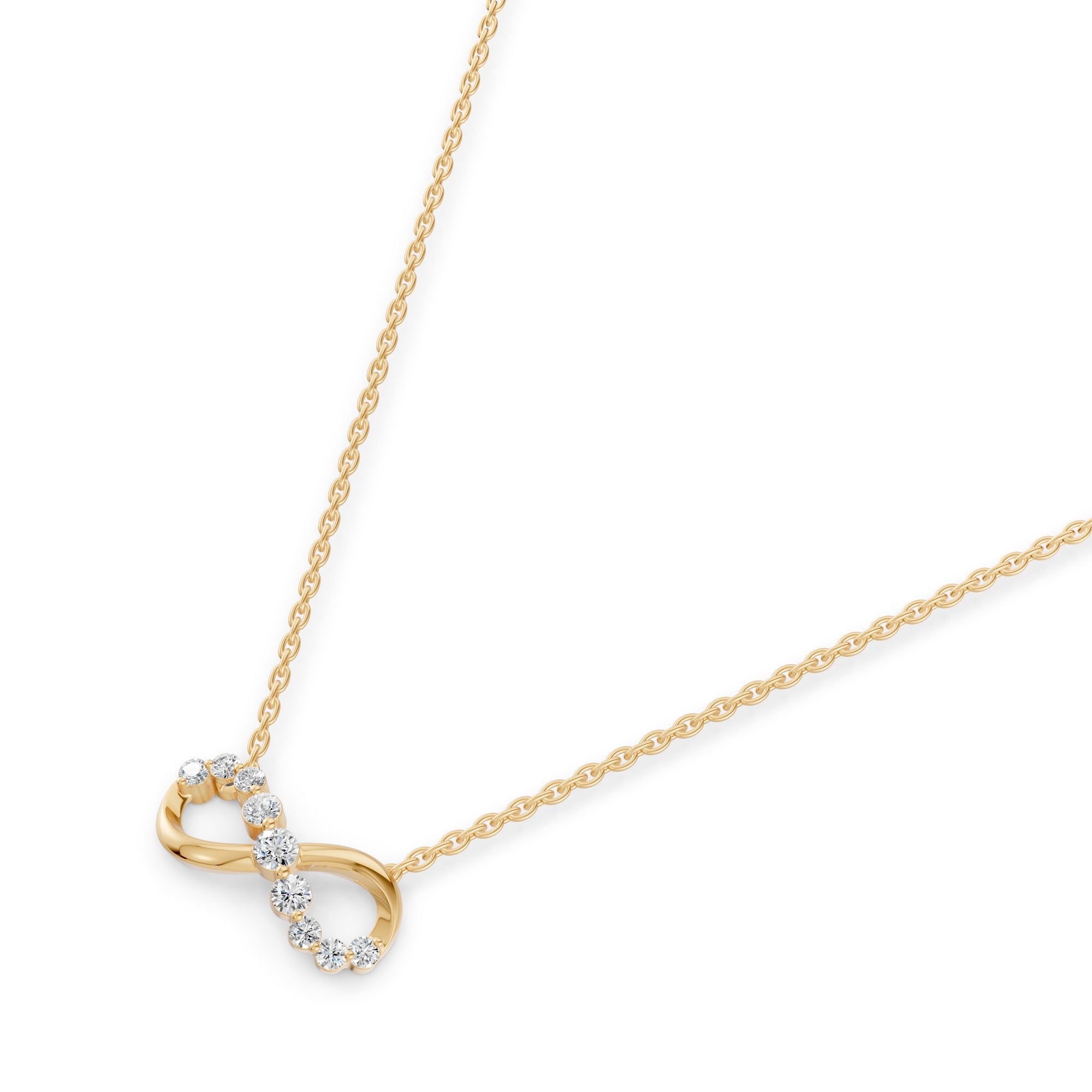 Eternal Infinity Diamond Necklace
