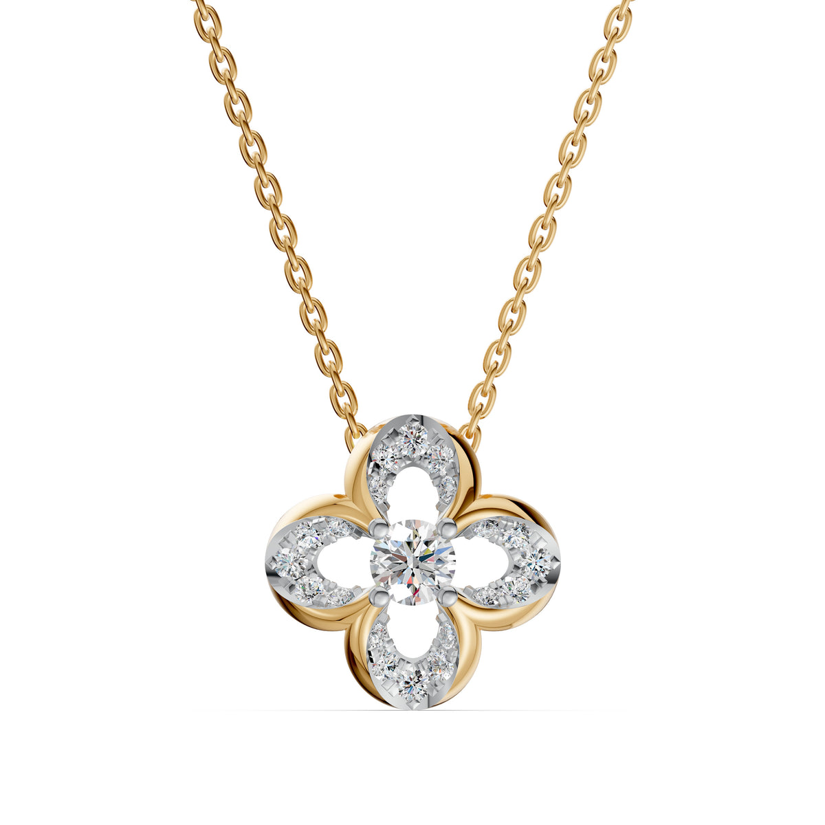 Clover Diamond Necklace