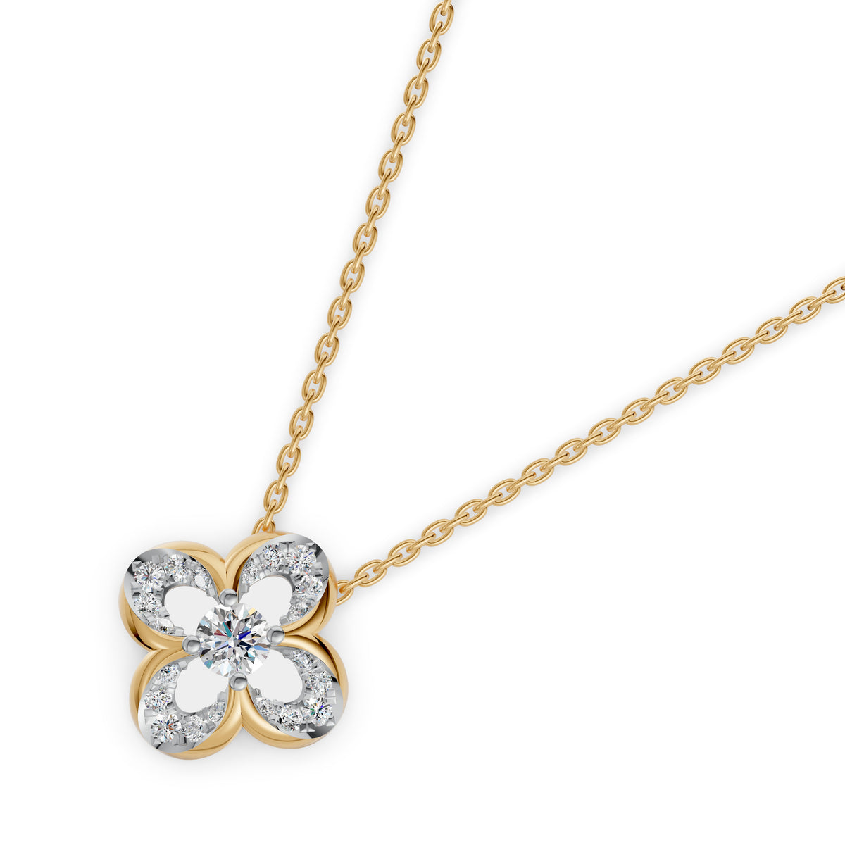 Clover Diamond Necklace