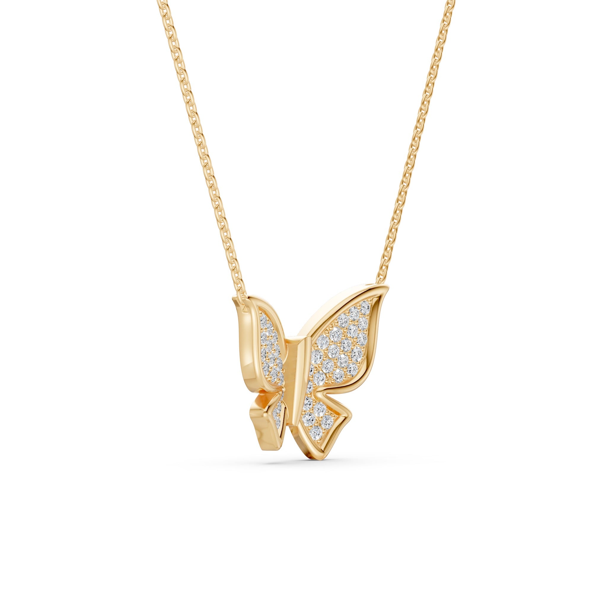 Butterfly Diamond Necklace
