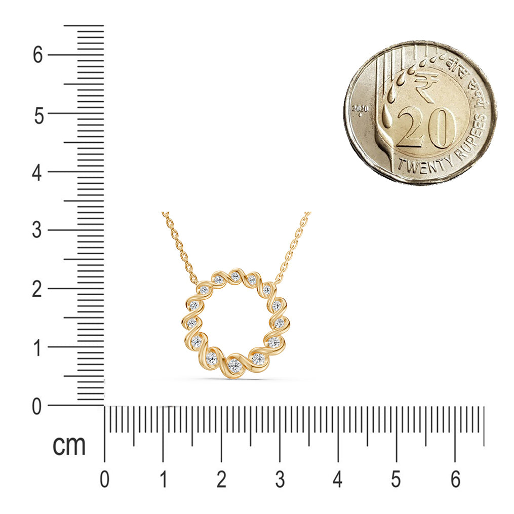 Infinity Rhythm Eternity Diamond Necklace