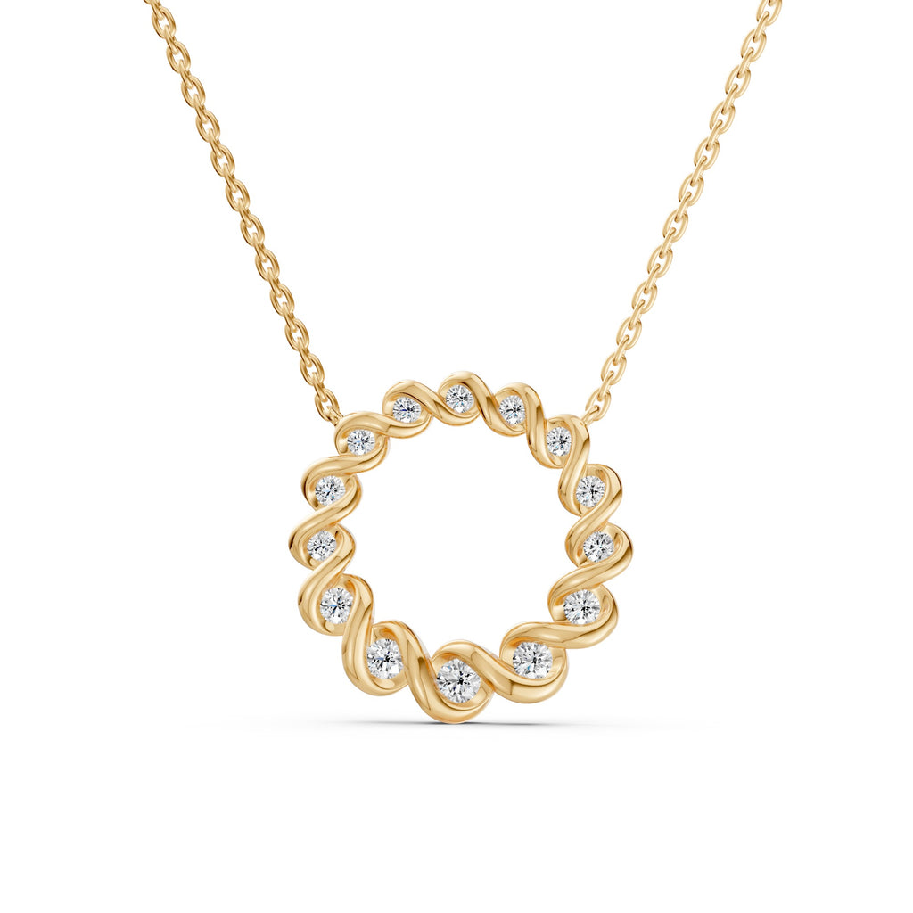 Infinity Rhythm Eternity Diamond Necklace
