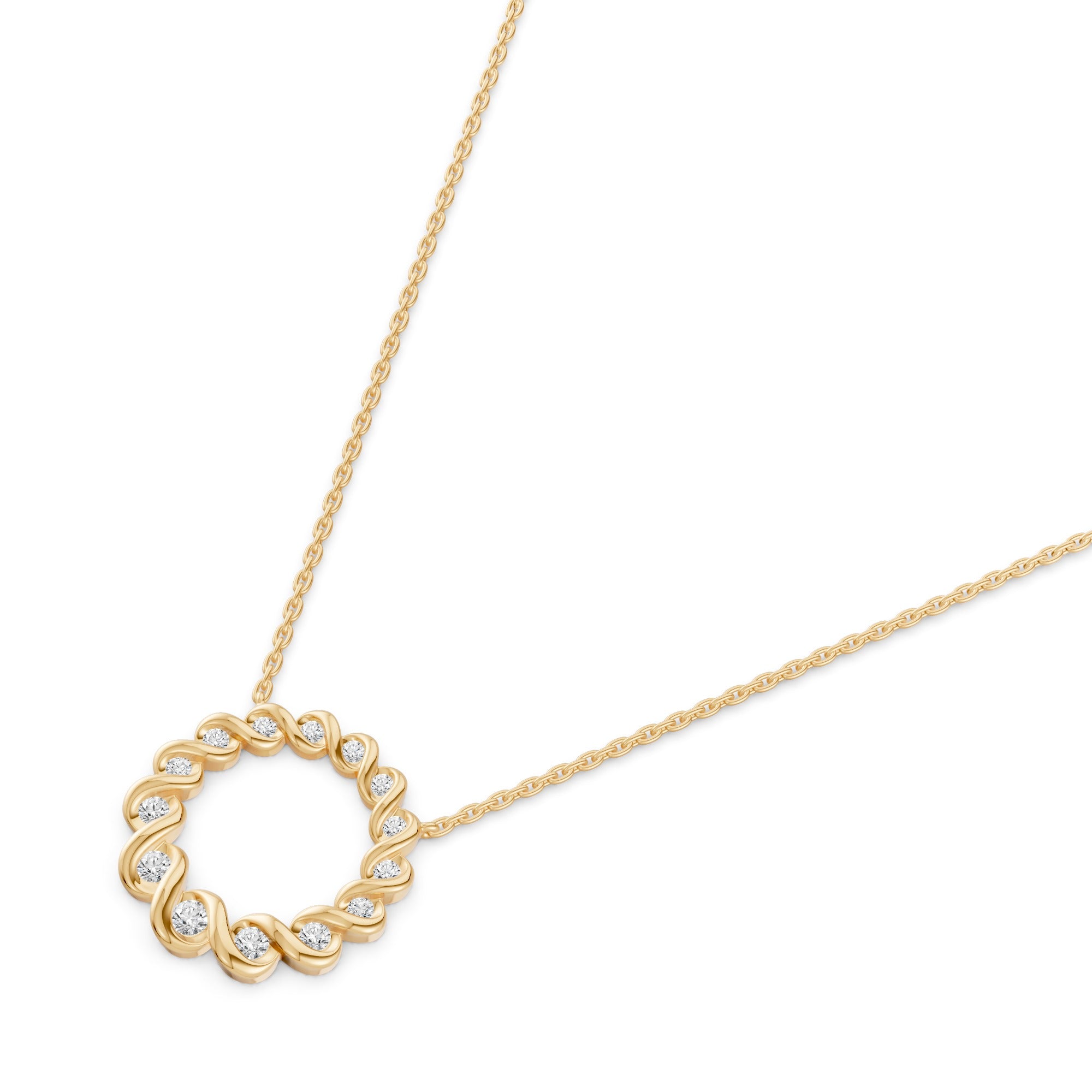 Infinity Rhythm Eternity Diamond Necklace