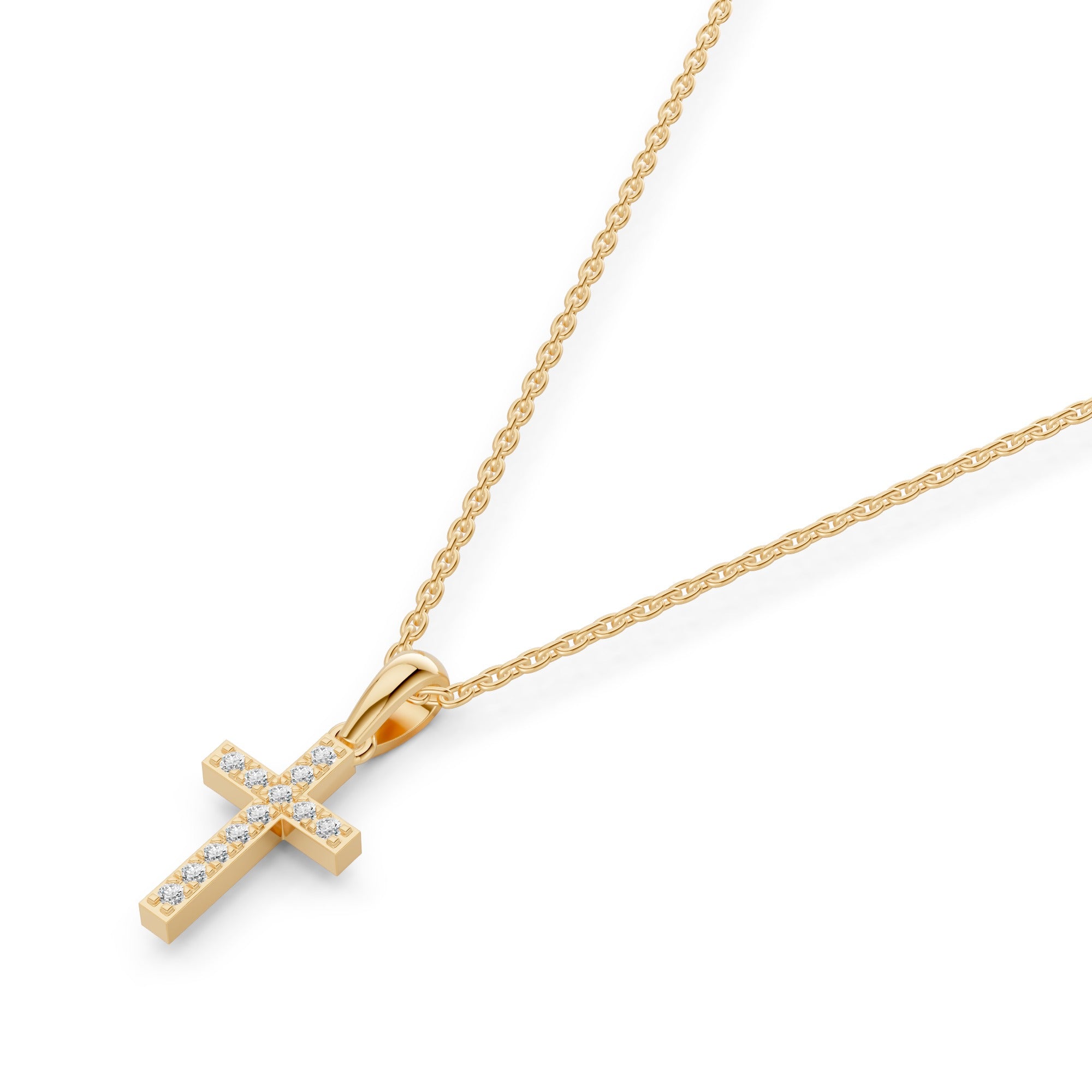Cross Diamond Pendant