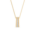 Radiant Diamond Ladder Pendant