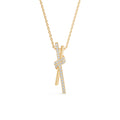 Everlasting Knot Diamond Pendant