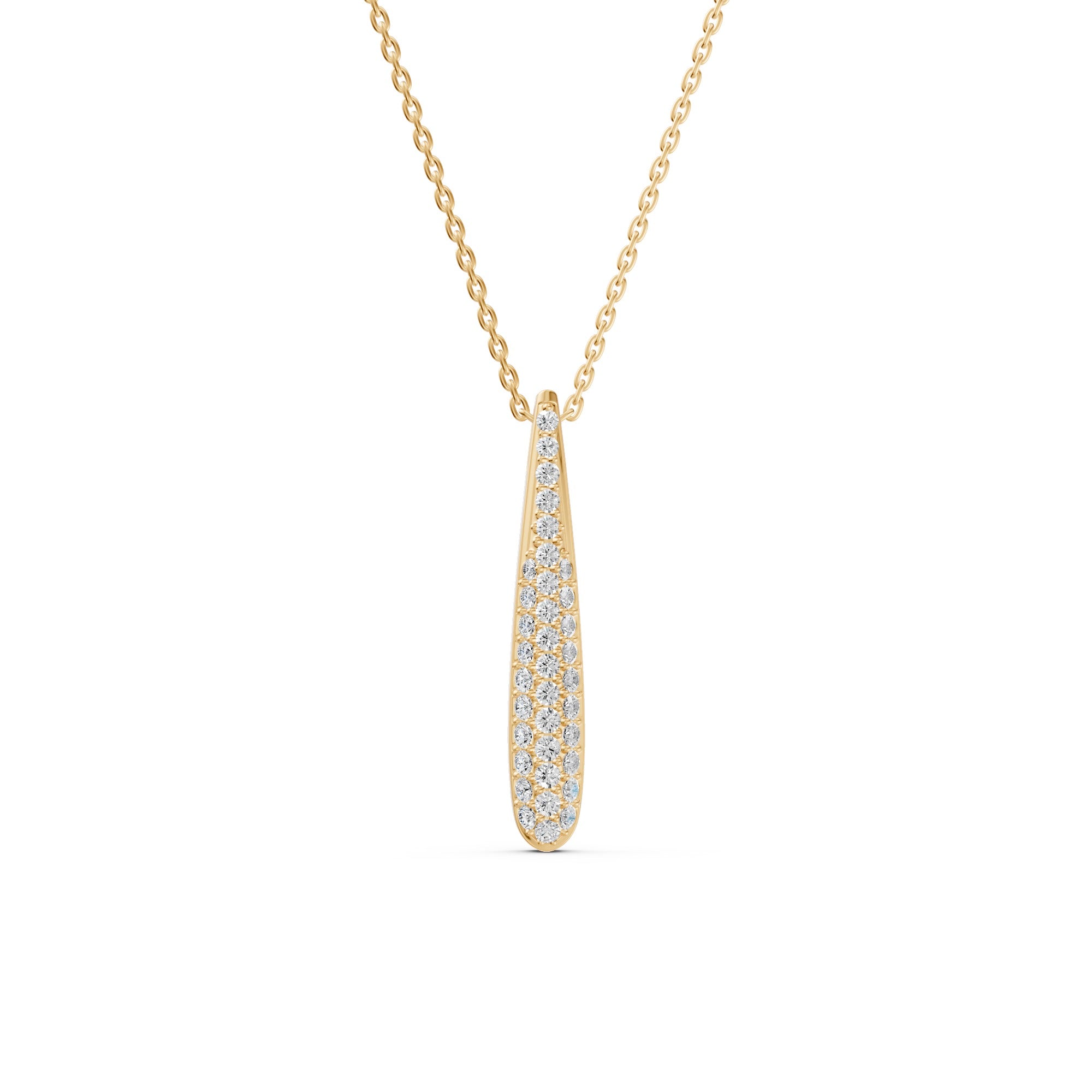 Raindrop Diamond Necklace