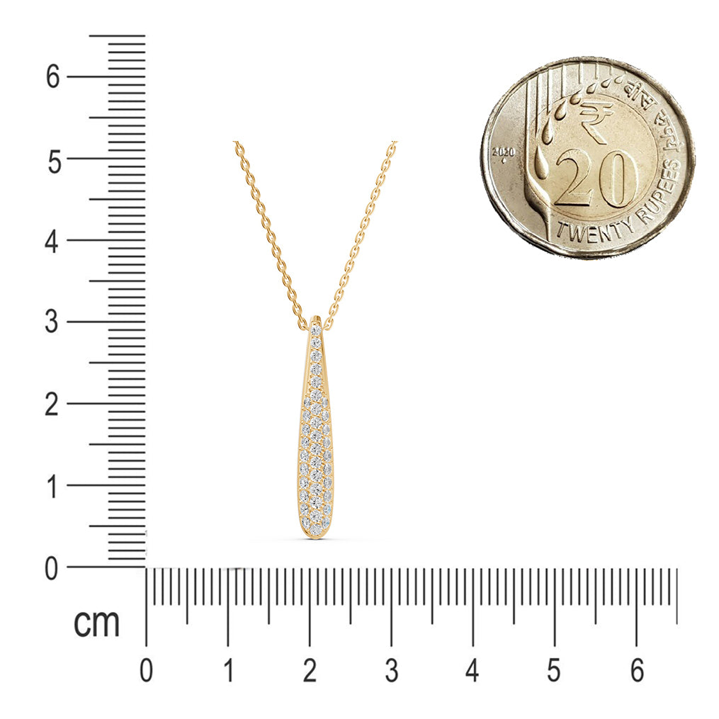 Raindrop Diamond Necklace