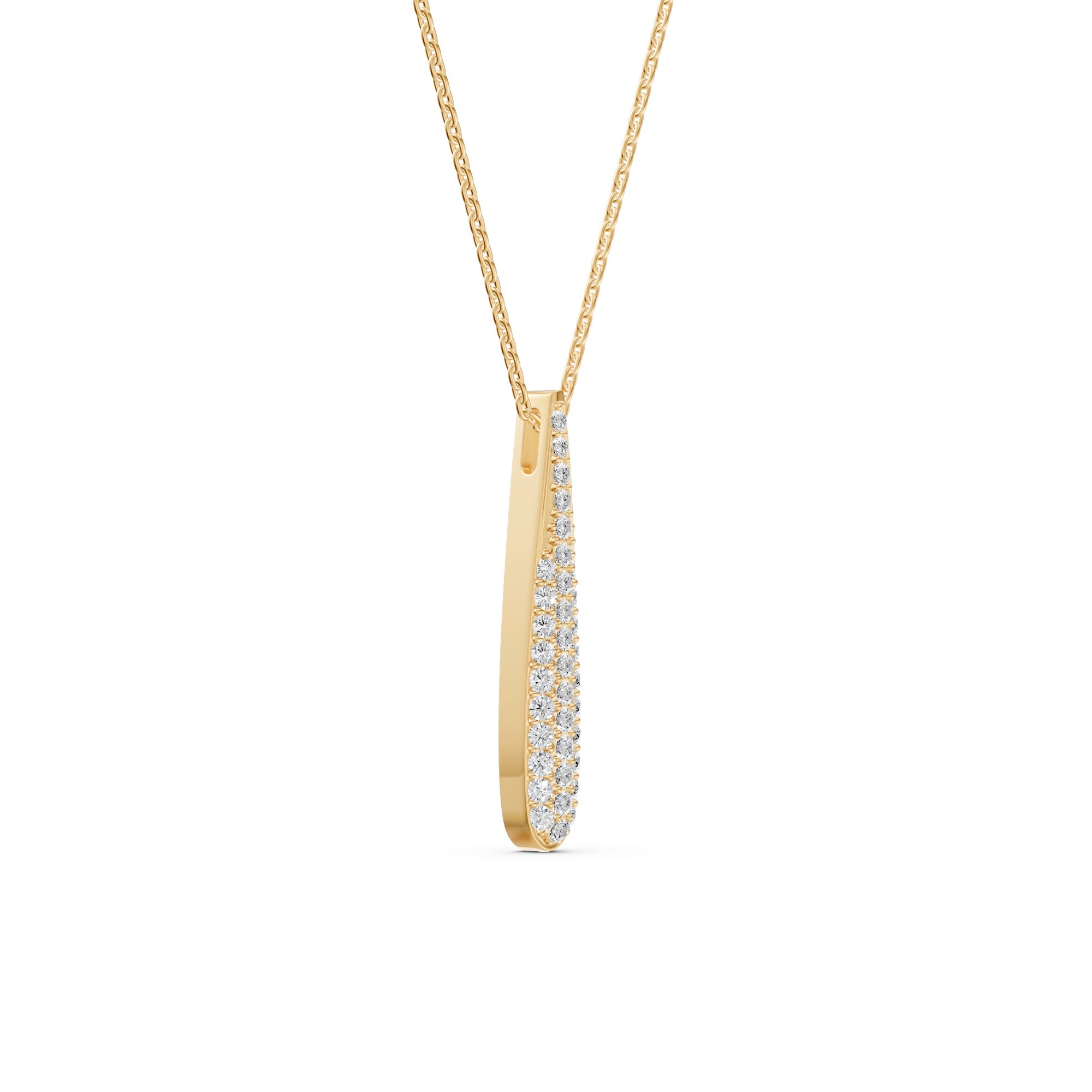 Raindrop Diamond Necklace