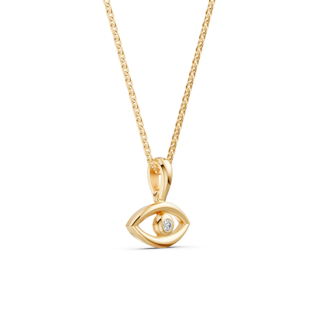 Evil Eye Diamond Pendant