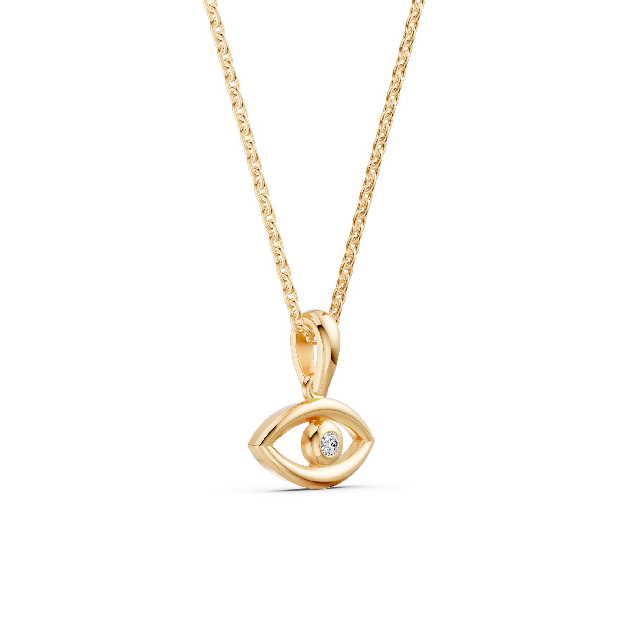 Evil Eye Diamond Pendant