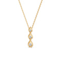 Trinity Pear Diamond Necklace