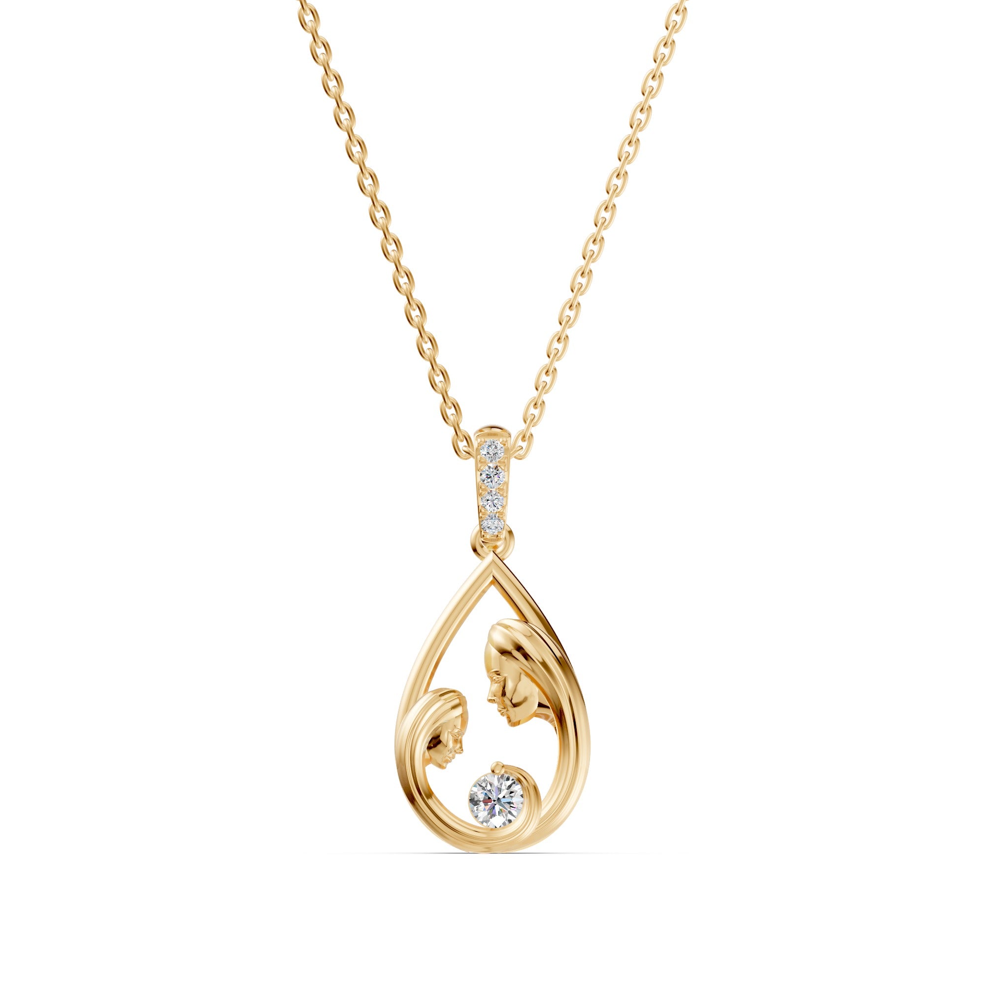 Eternal Embrace Diamond Pendant