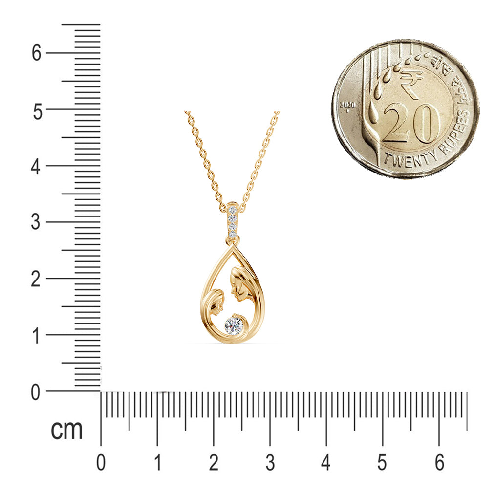 Eternal Embrace Diamond Pendant