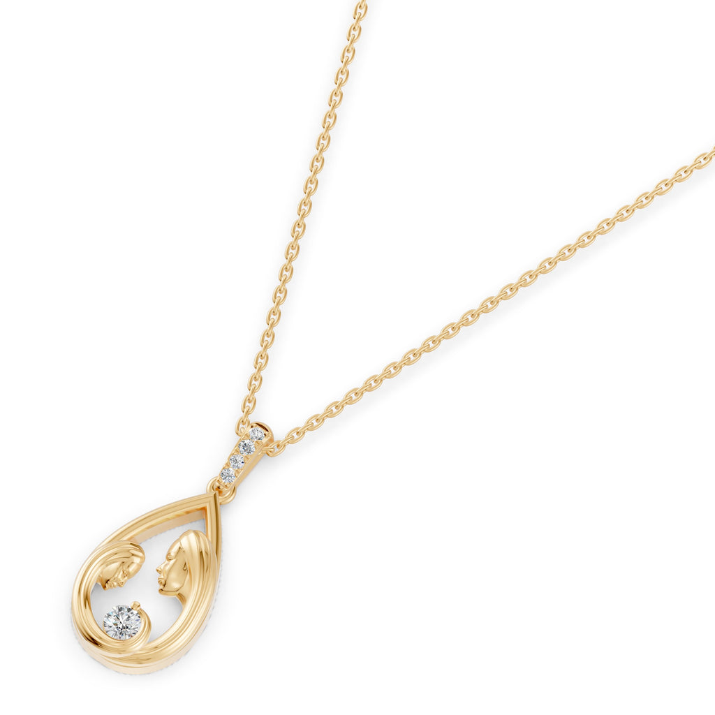 Eternal Embrace Diamond Pendant