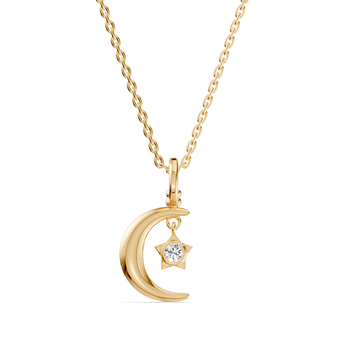 Moonlight Diamond Charm