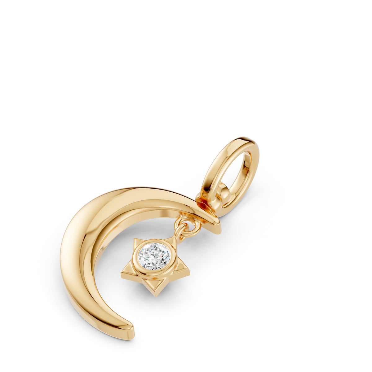 Moonlight Diamond Charm