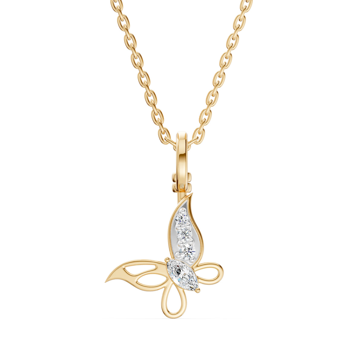 Butterfly Effect Diamond Charm