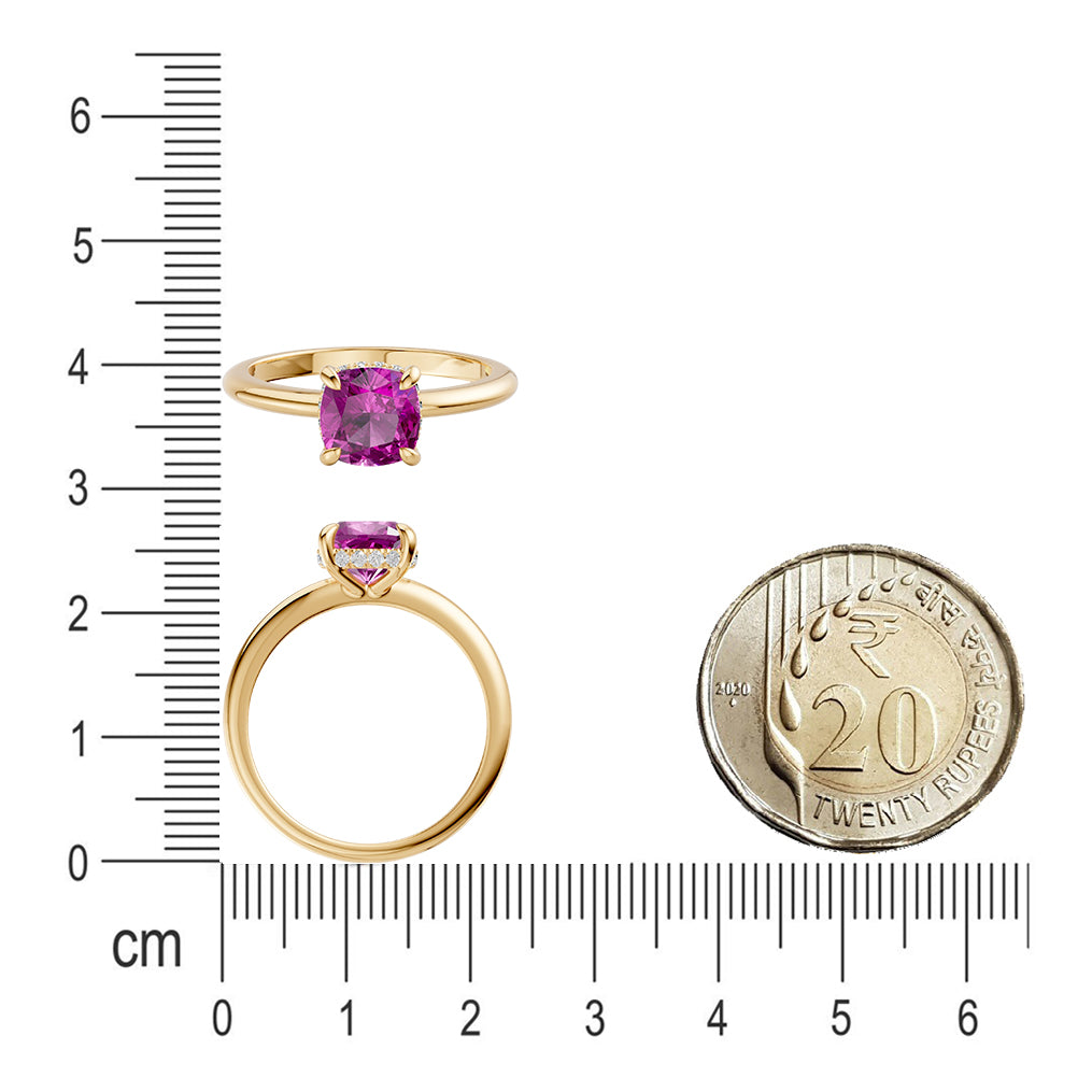 Orchid Gemstone Ring
