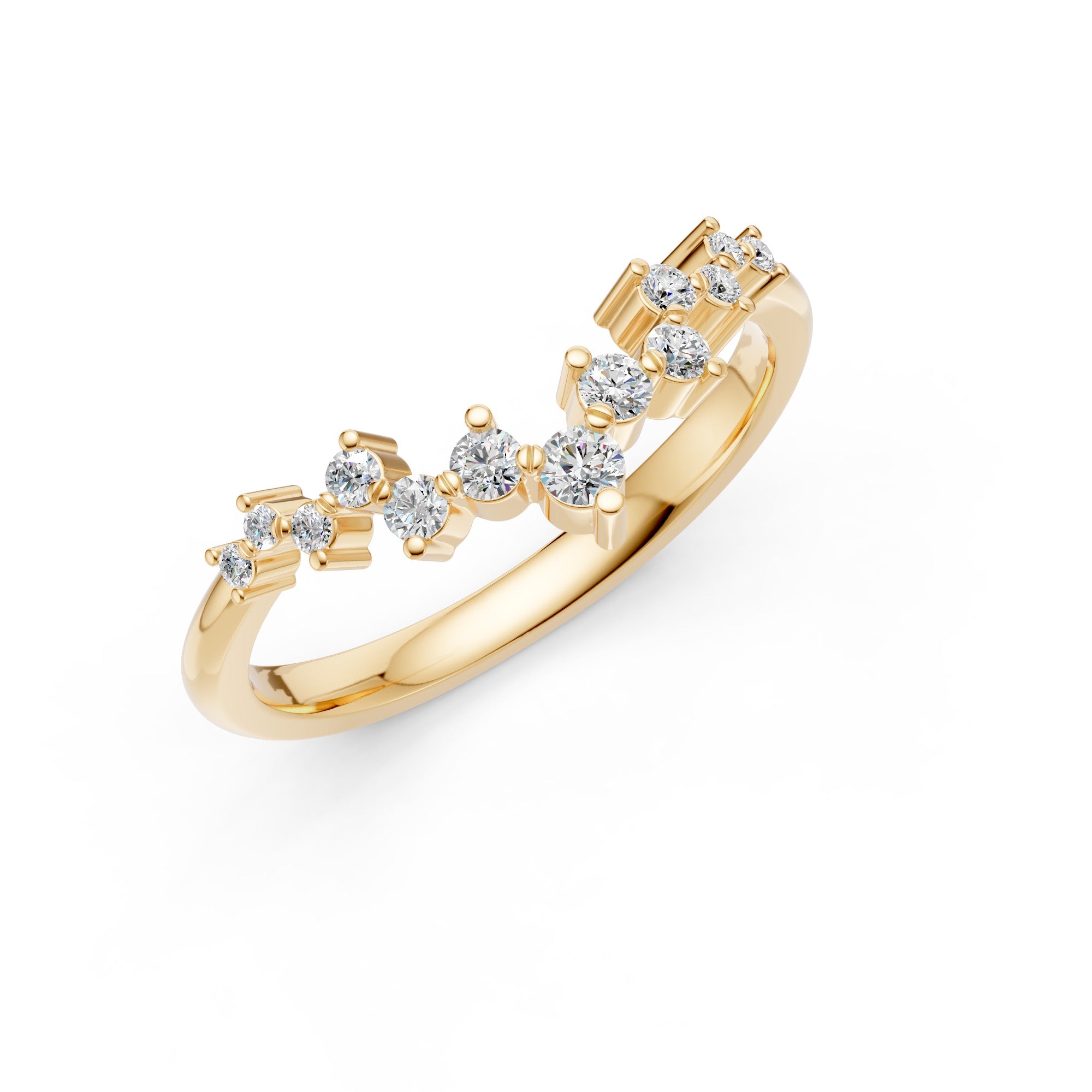 Diamond Tiara Ring