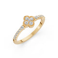 Lucky Clover Diamond Ring