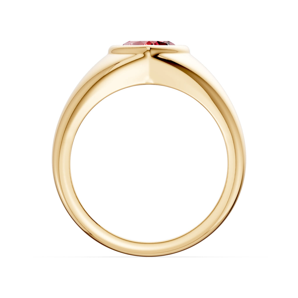 Blush Heart Gemstone Ring
