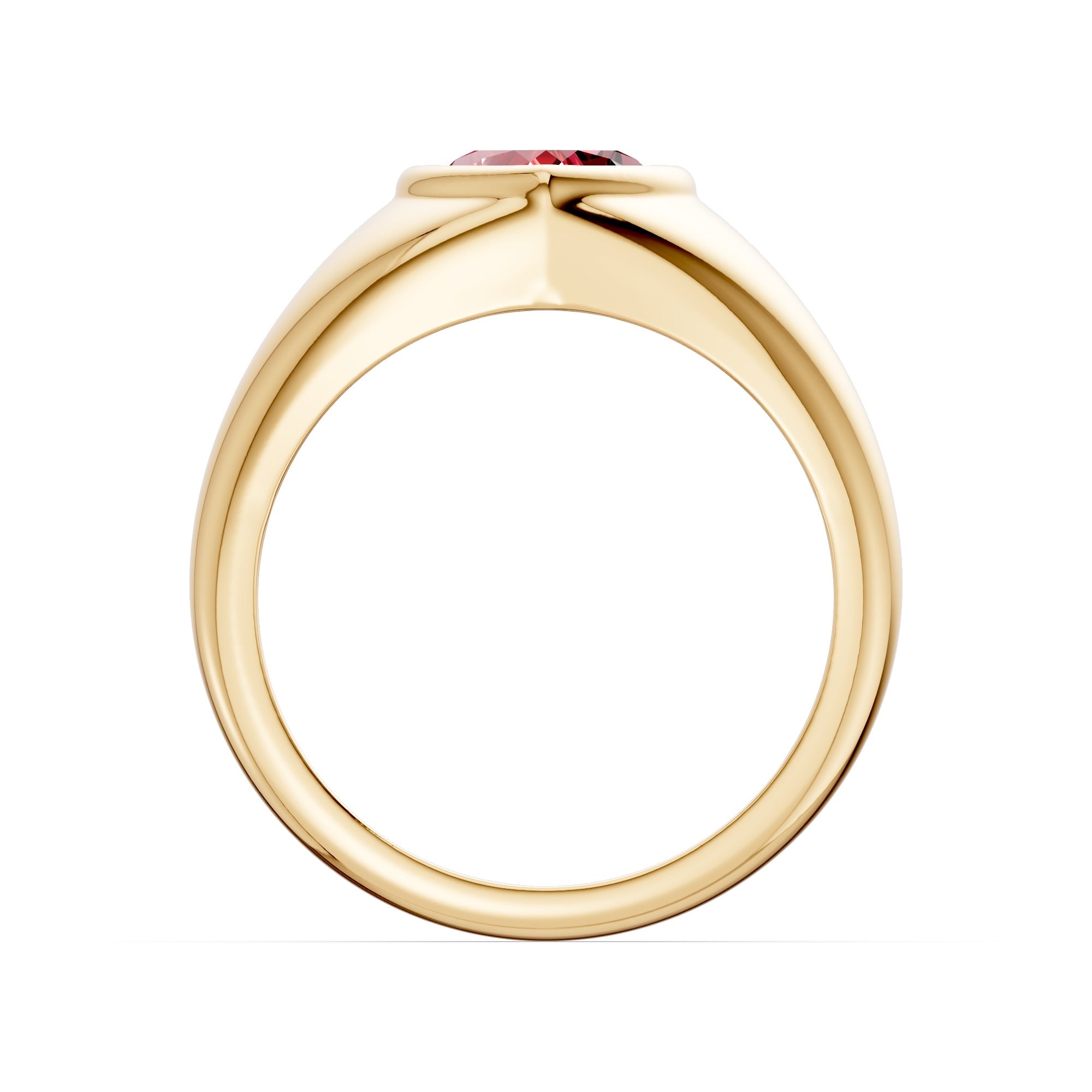 Blush Heart Gemstone Ring