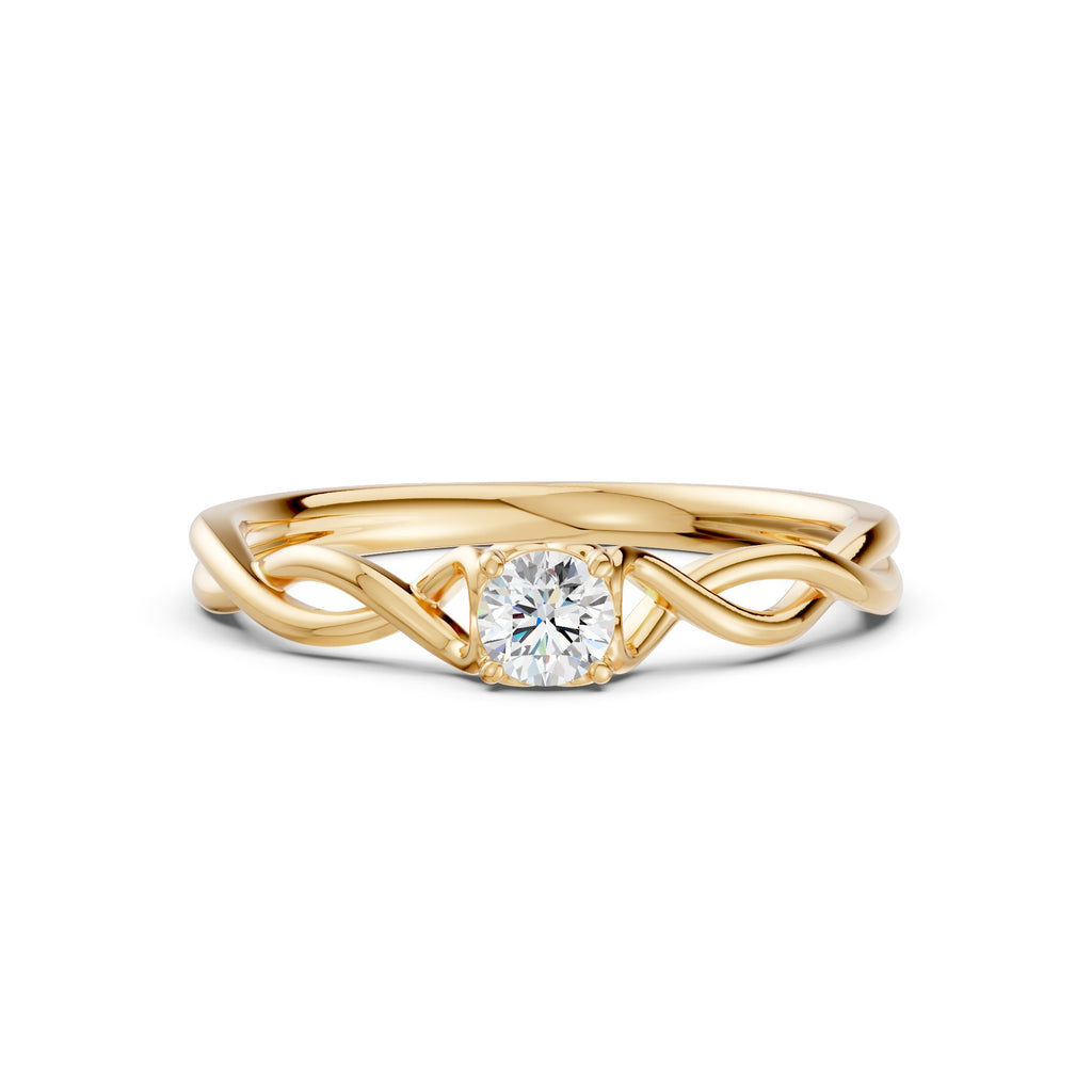 Infinity Promise Solitaire Diamond Ring