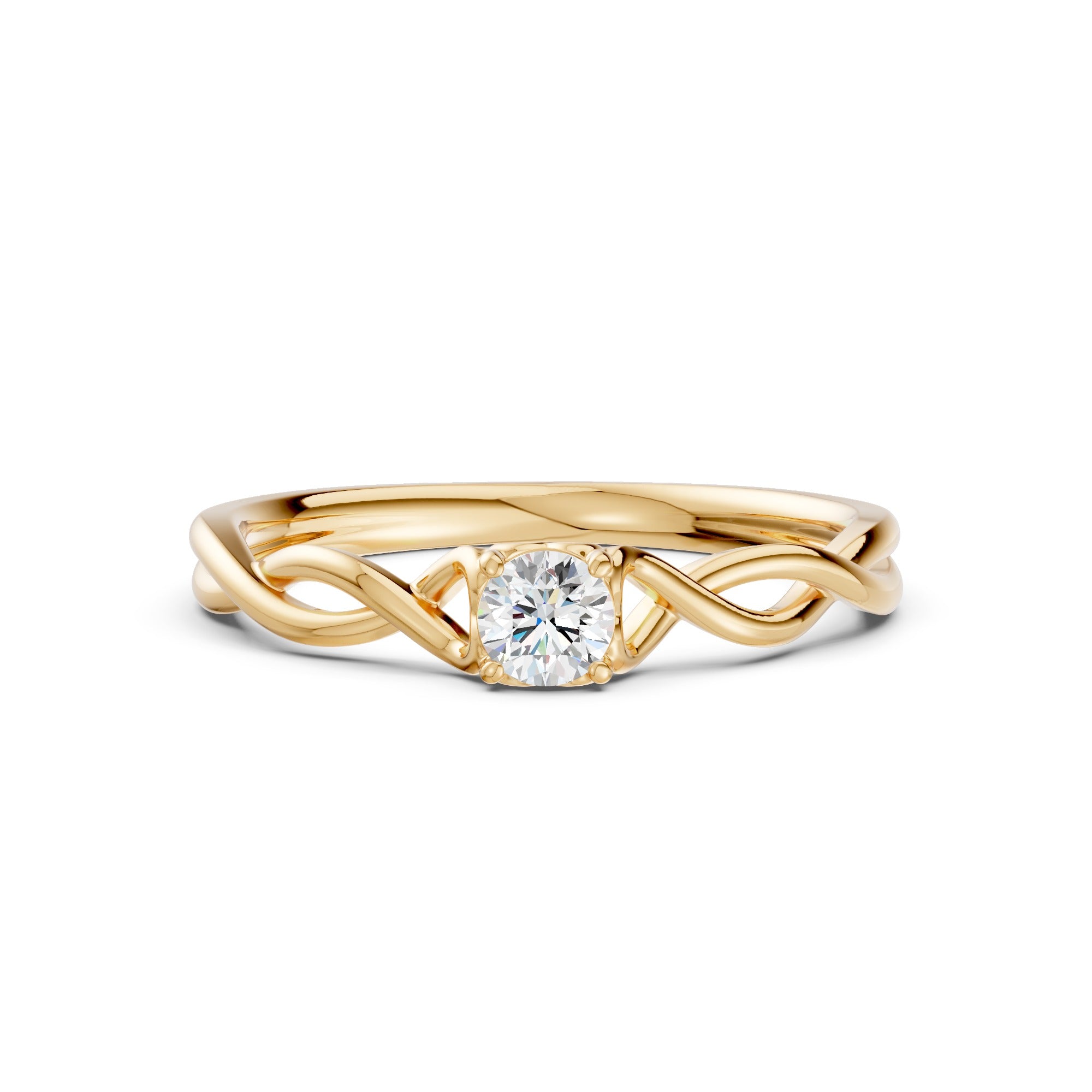 Infinity Promise Solitaire Diamond Ring