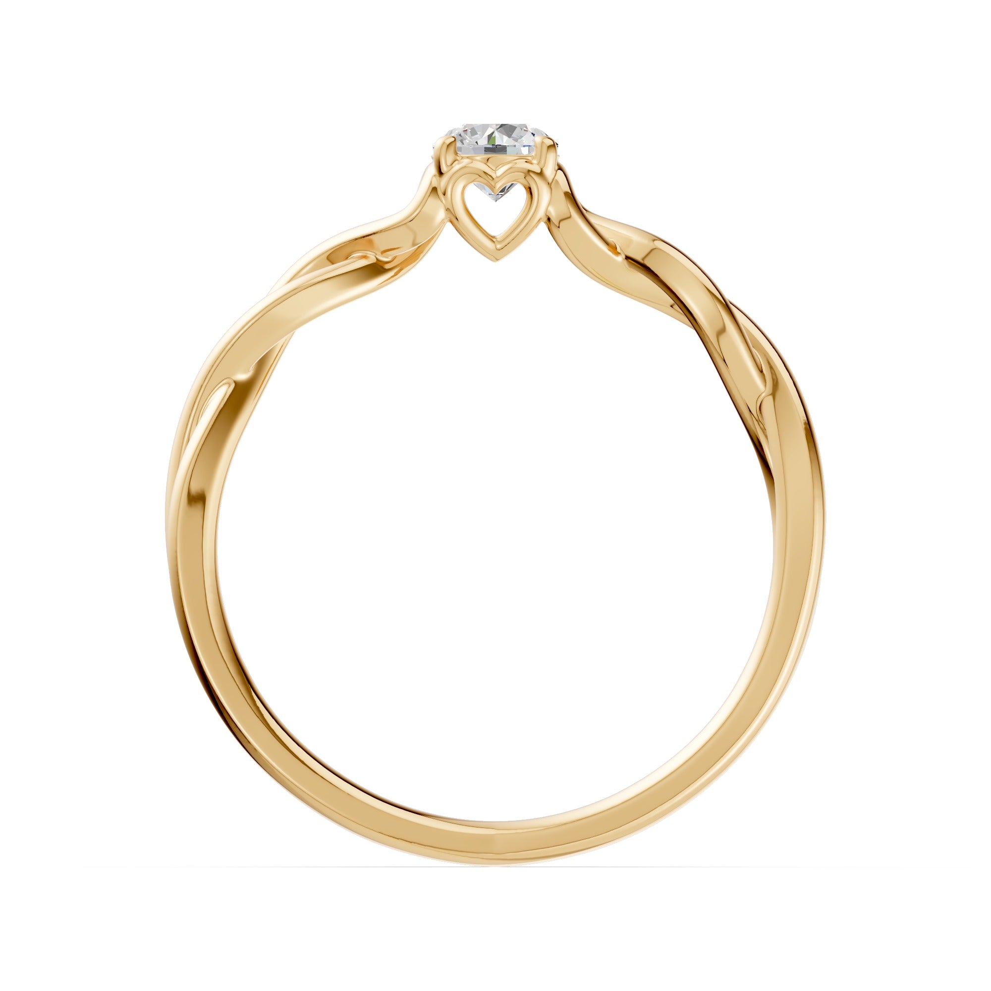 Infinity Promise Solitaire Diamond Ring