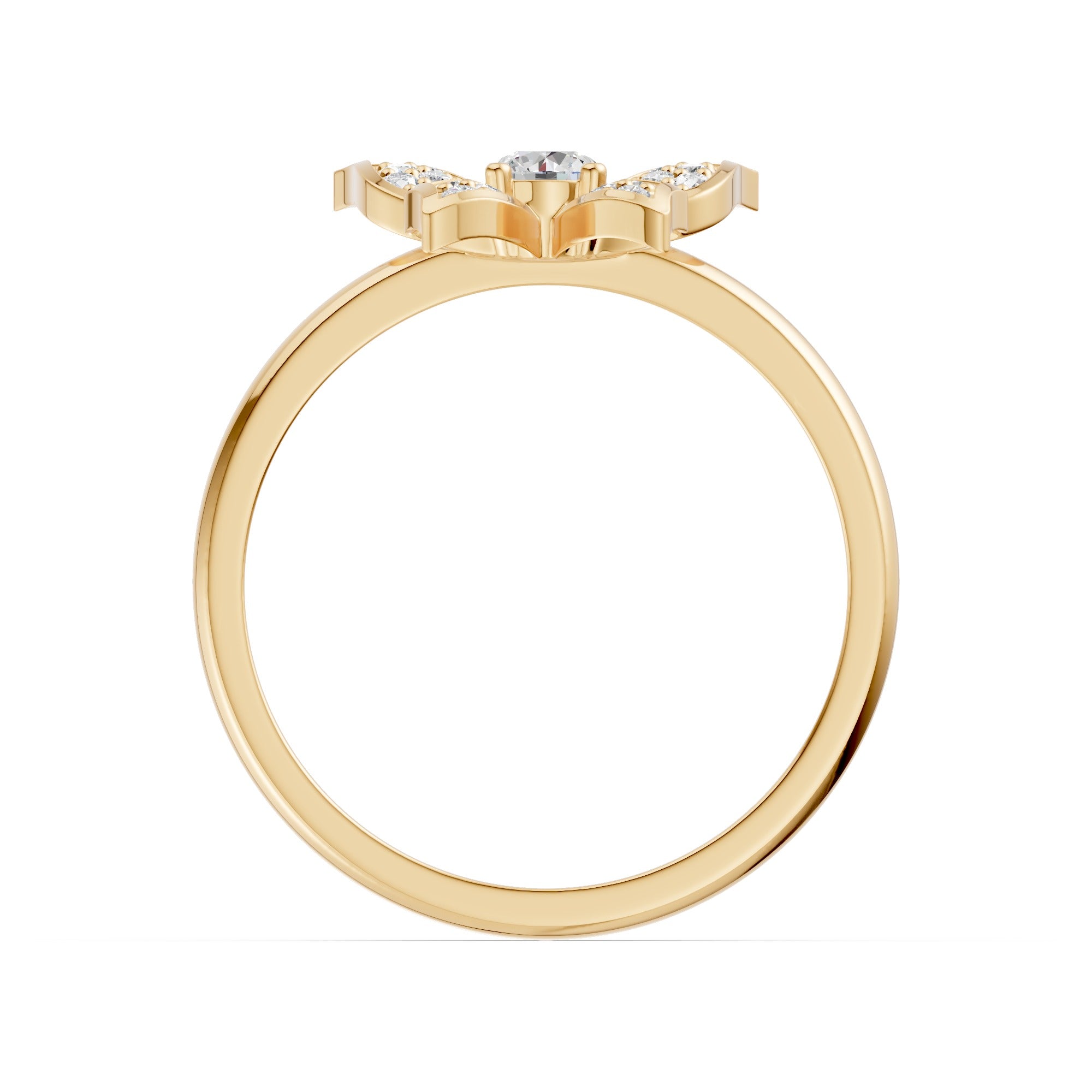 Butterfly Diamond Ring