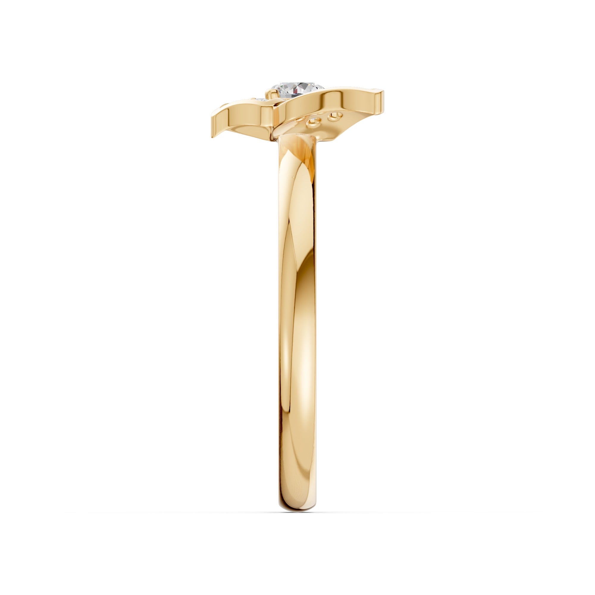 Butterfly Diamond Ring