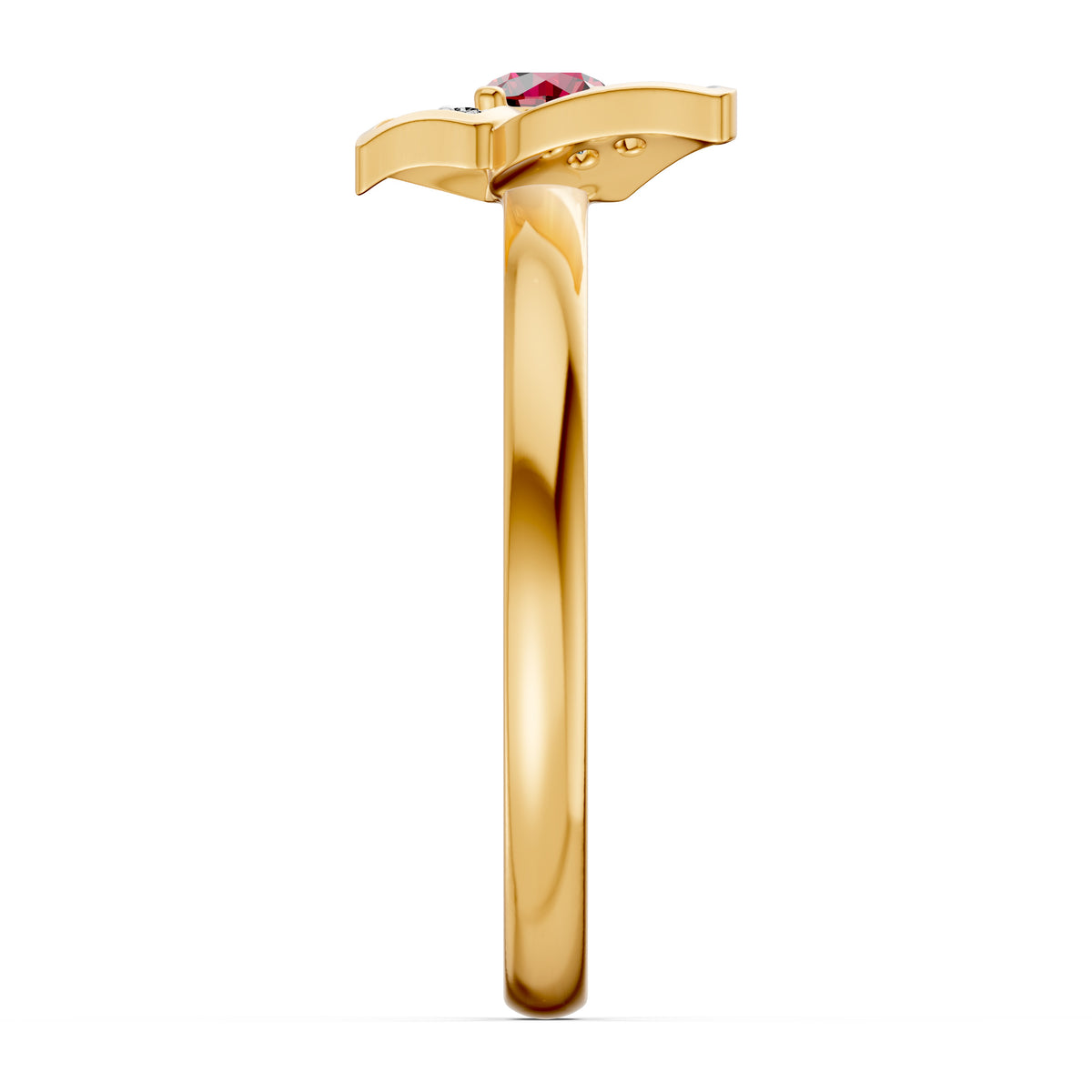 Butterfly Diamond and Gemstone Ring