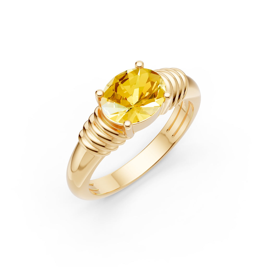 Sunbeam Gemstone Ring