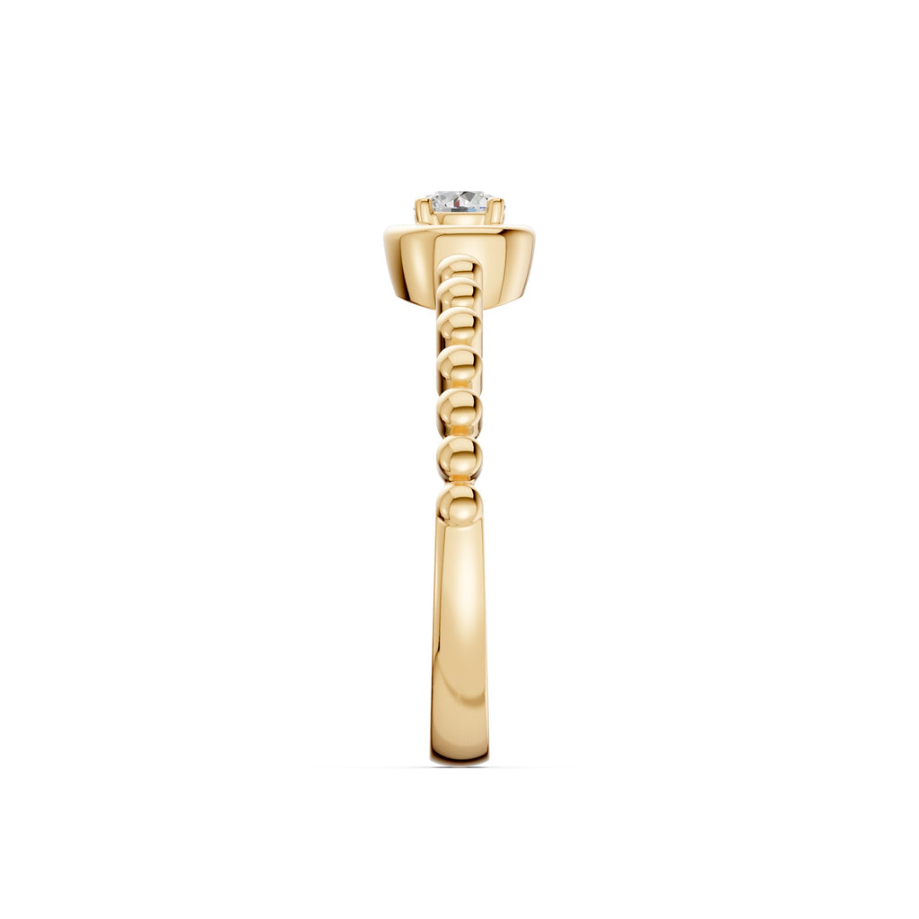 Dewdrop Solitaire Diamond Ring