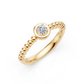 Dewdrop Solitaire Diamond Ring