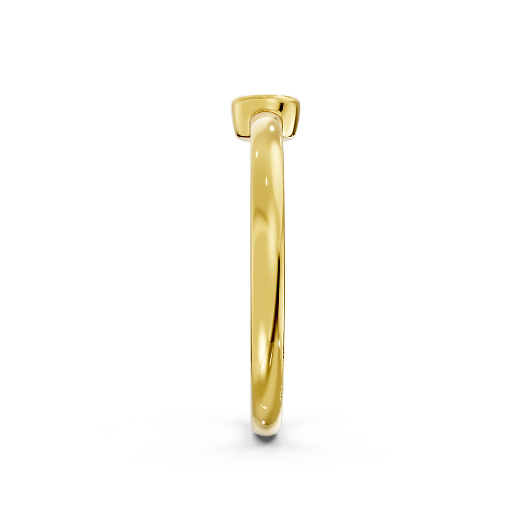 Halo Petite Solitaire Diamond Ring