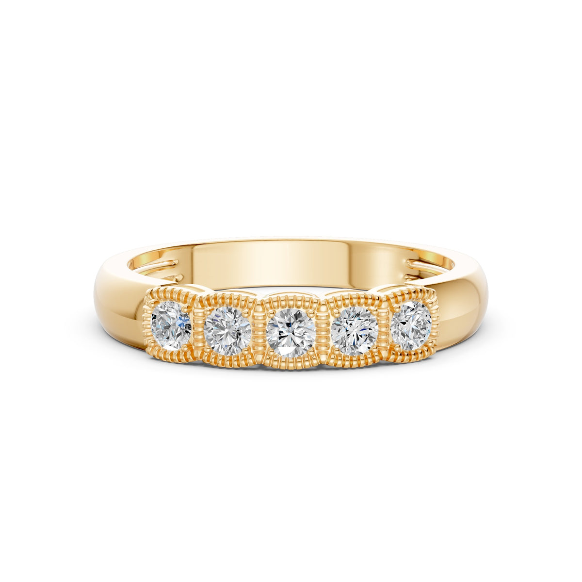Five Lights Diamond Ring