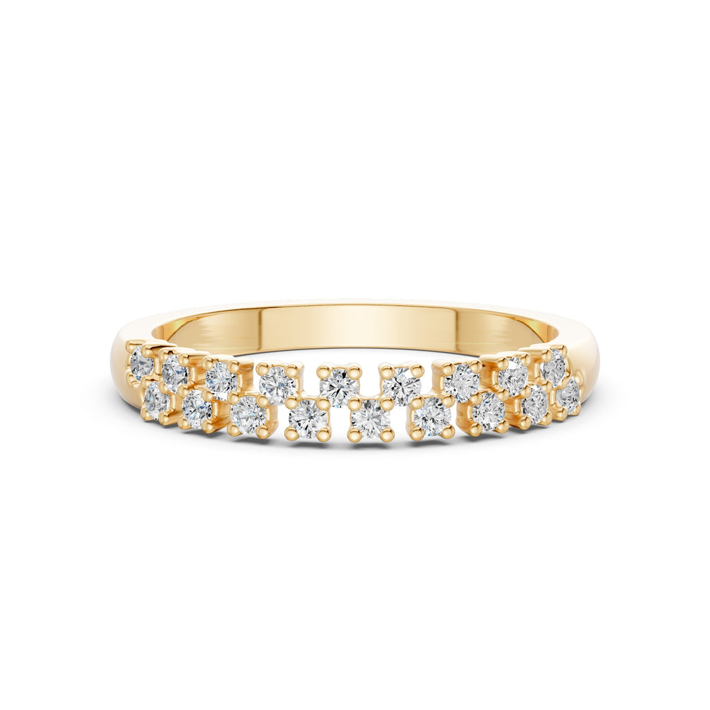 Half Eternity Diamond Band