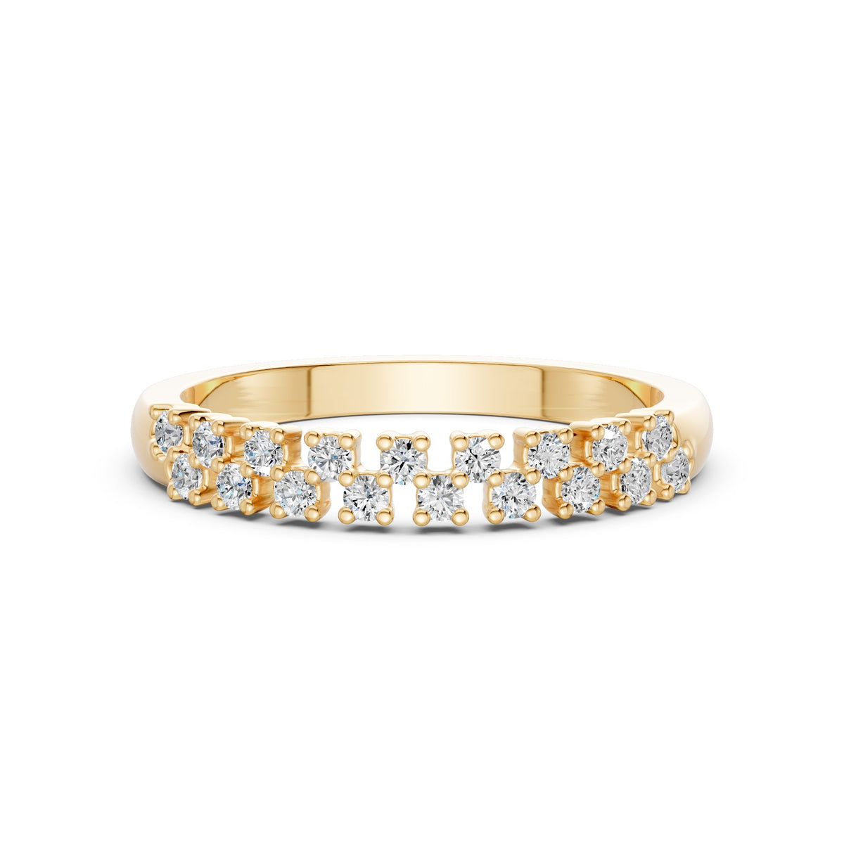 Half Eternity Diamond Band