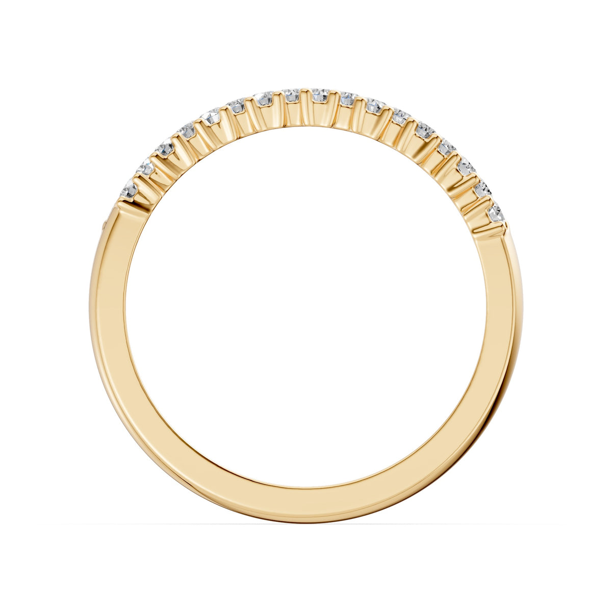 Half Eternity Diamond Band