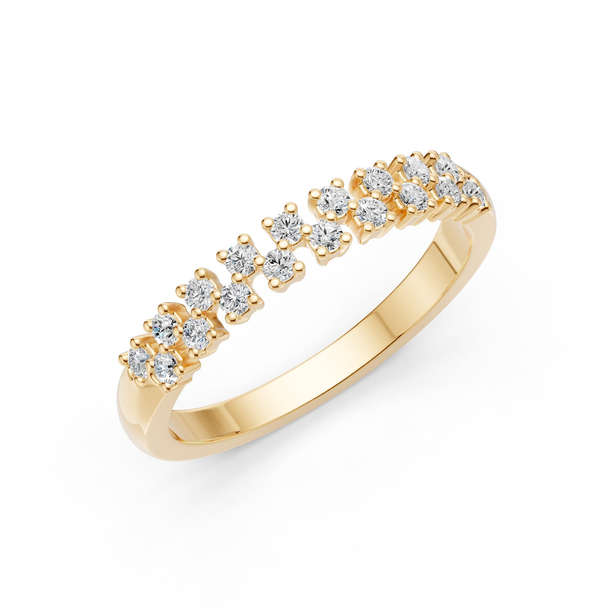 Half Eternity Diamond Band