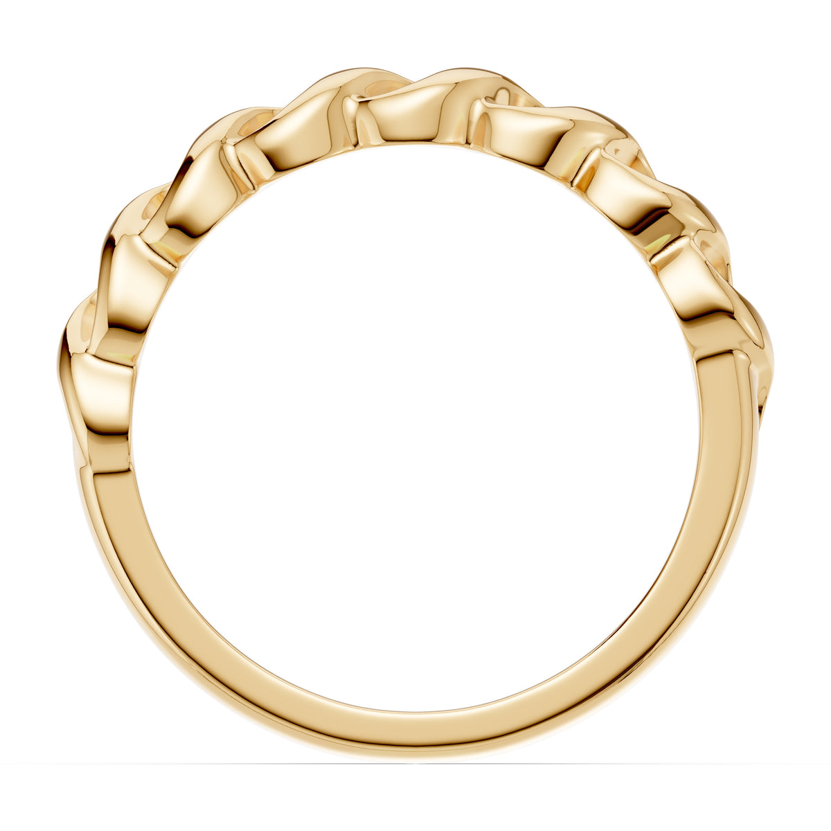 Seven Stone Spiral Spark Diamond Ring