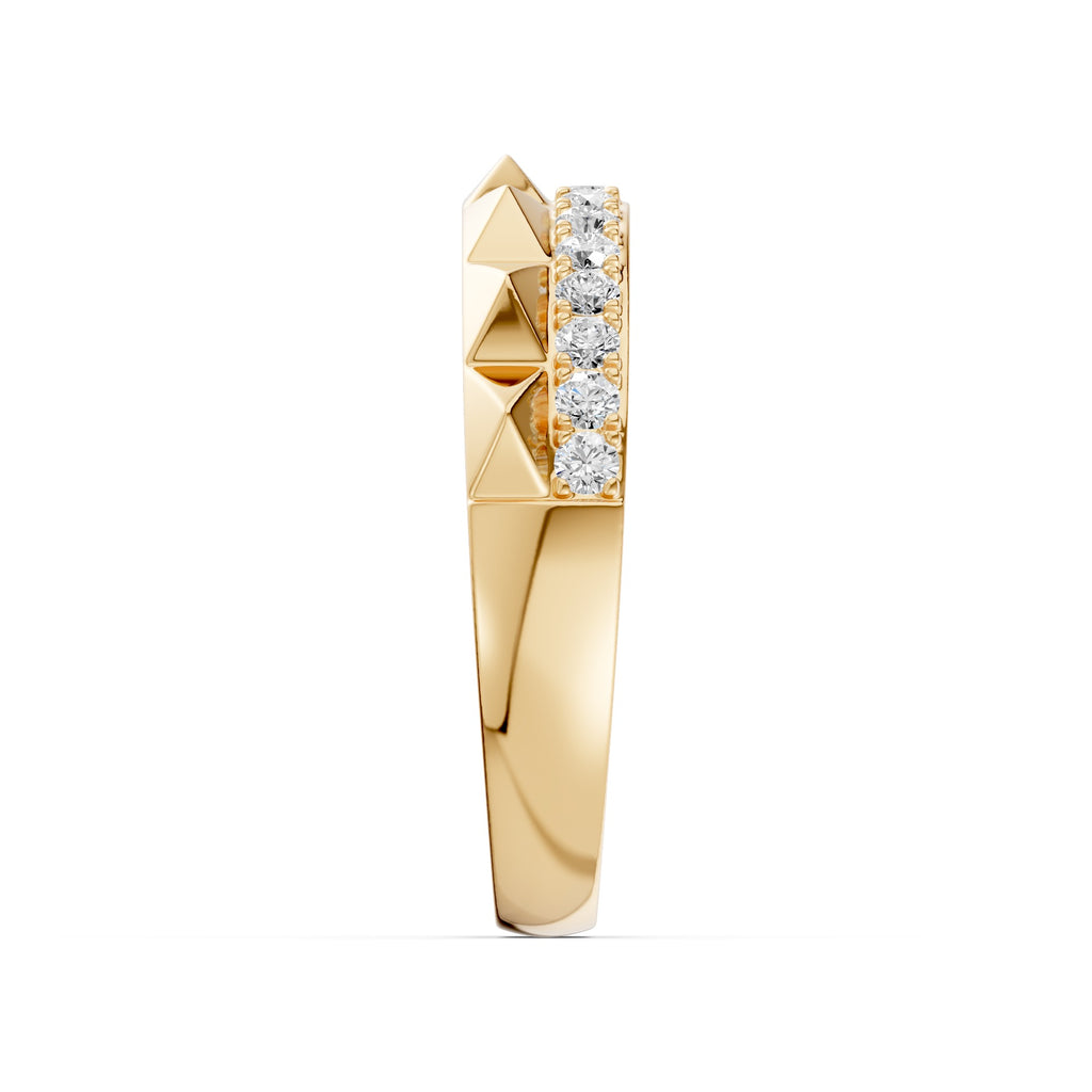 Prism Dual Band Diamond Ring