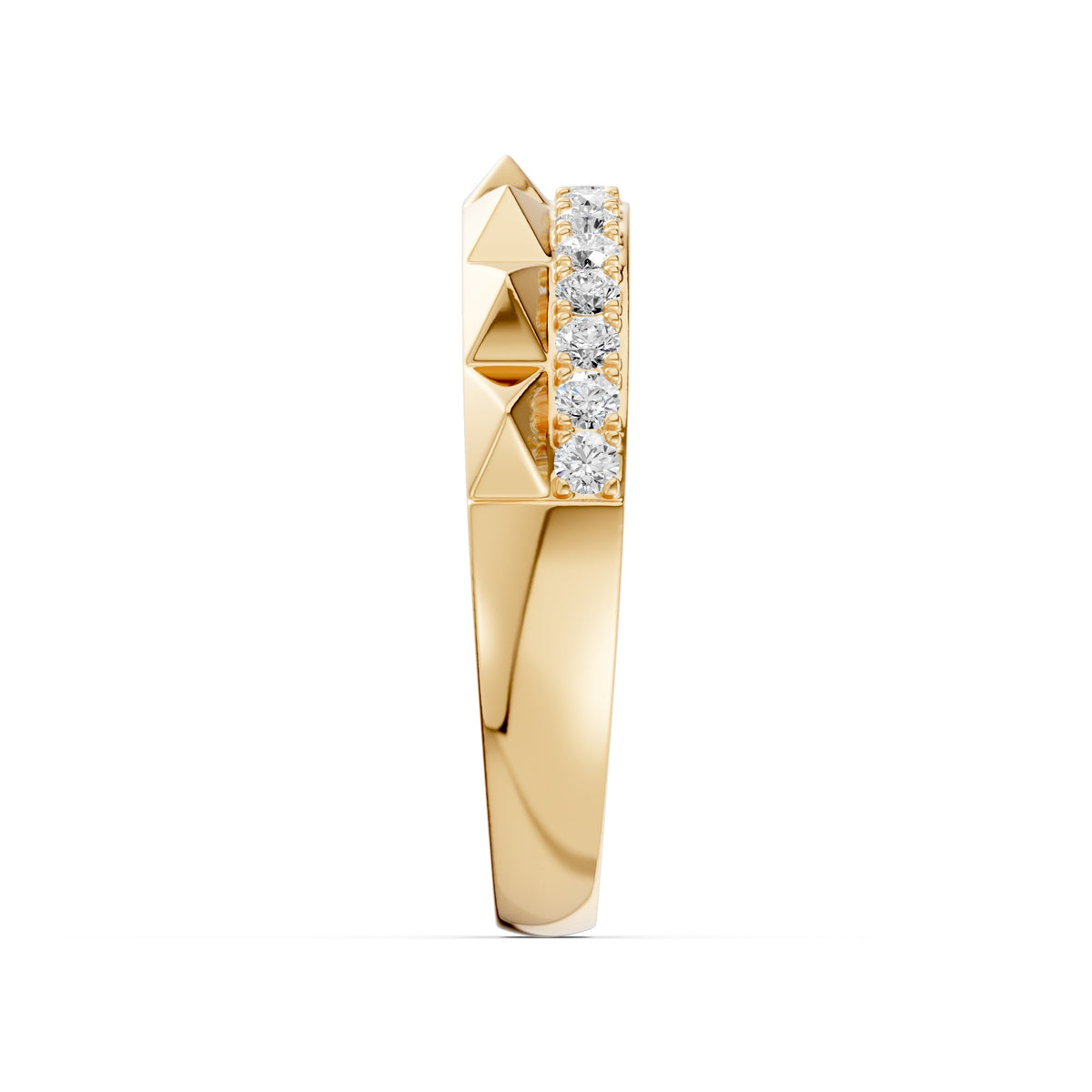 Prism Dual Band Diamond Ring