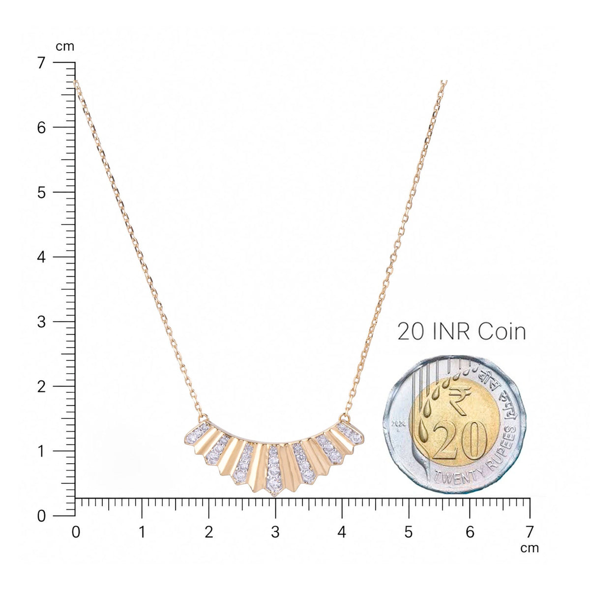 Solara Sunburst Diamond Necklace