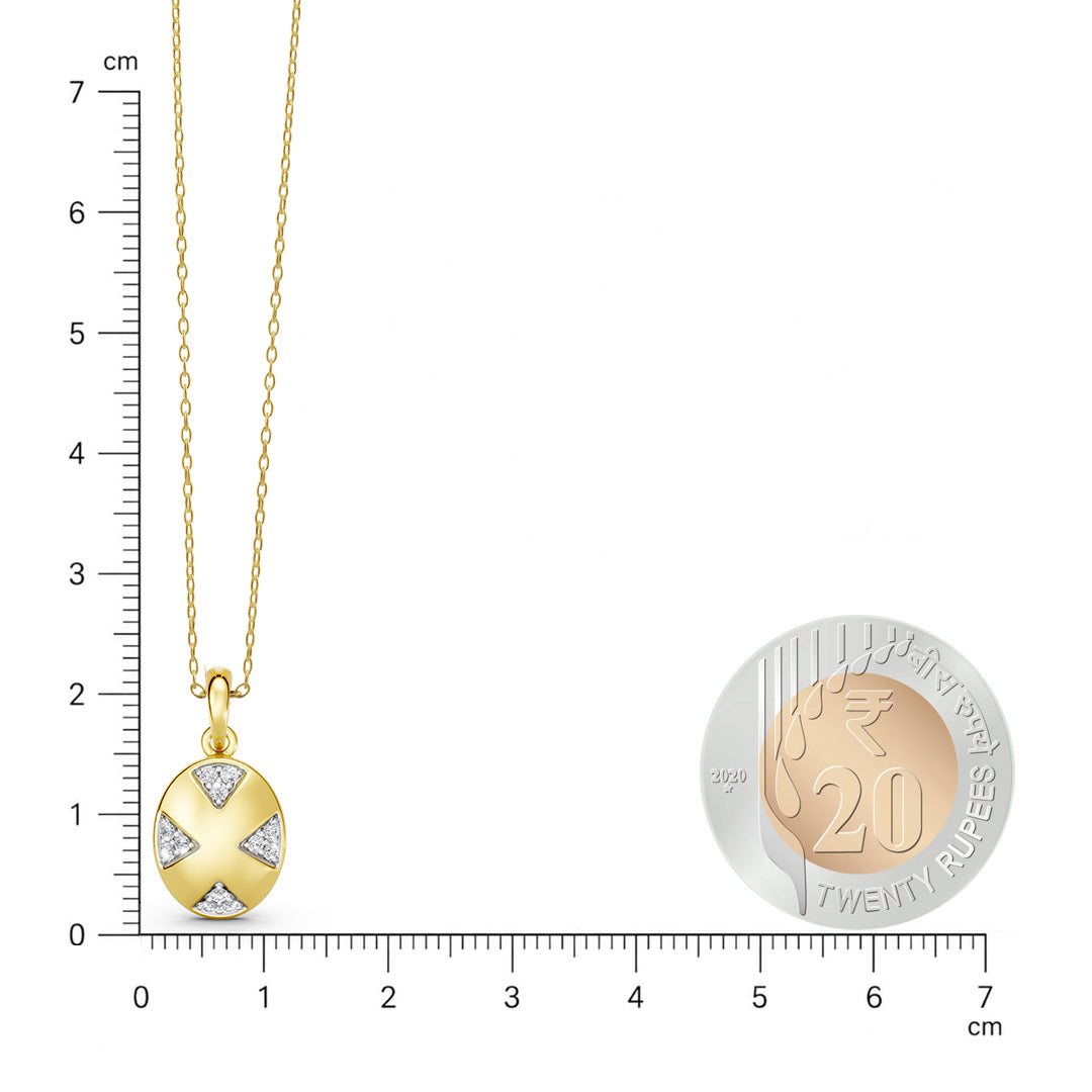 Guiding Light Diamond Pendant
