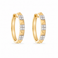 Prism Shine Diamond Hoops