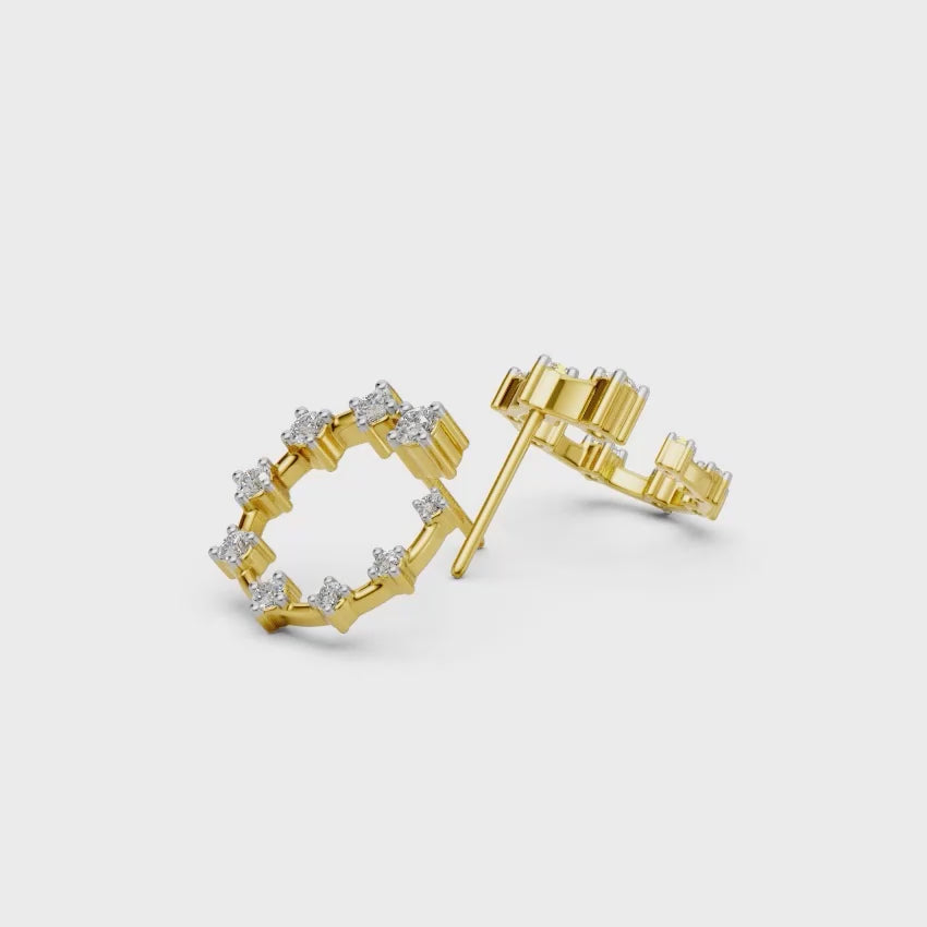 Starry Night Diamond Earrings