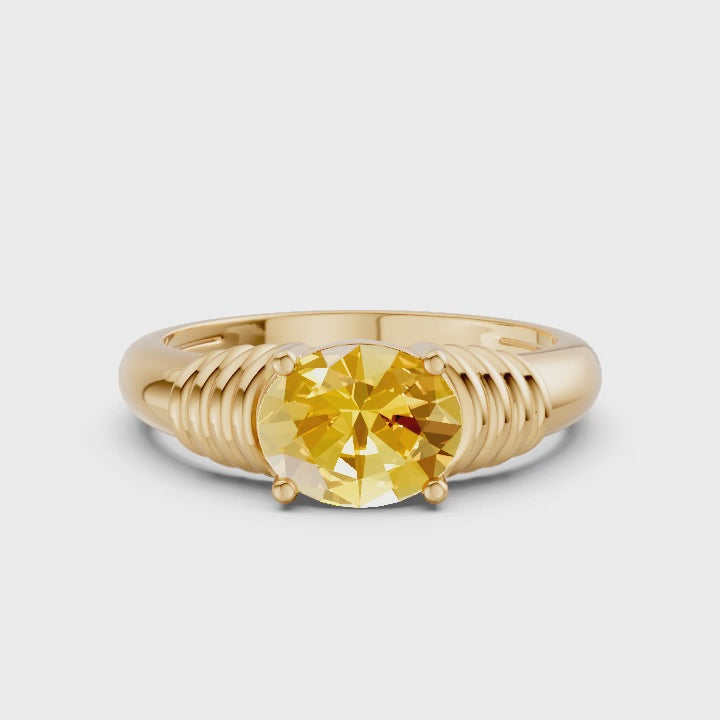 Sunbeam Gemstone Ring